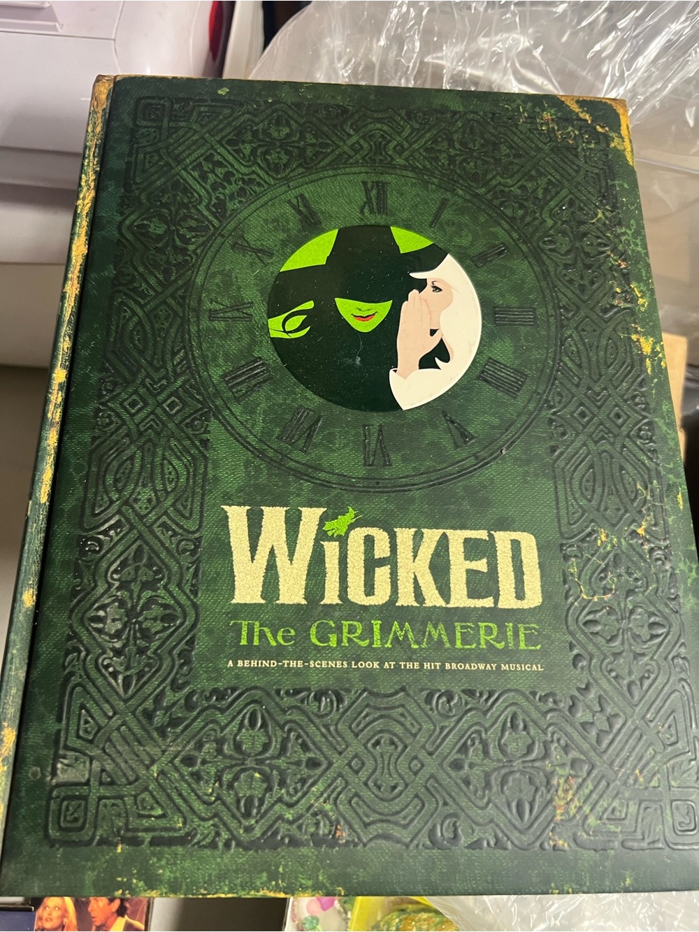 Wicked The Grimmerie Decorative Wall Art – Green